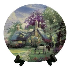 Vintage 2001 Thomas Kinkade A Perfect Summer Day 9" Collector Plate Maud Borup
